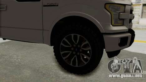 Ford Lobo XLT 2015 Single Cab para GTA San Andreas