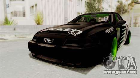 Ford Mustang 1999 Drift Monster Energy Falken para GTA San Andreas