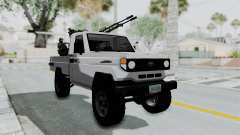 Toyota Land Cruiser Libyan Army para GTA San Andreas