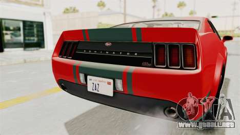 GTA 5 Vapid Dominator v2 SA Lights para GTA San Andreas