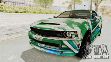 GTA 5 Vapid Dominator v2 SA Lights para GTA San Andreas