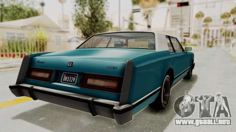 GTA 5 Dundreary Virgo Classic Custom v3 IVF para GTA San Andreas