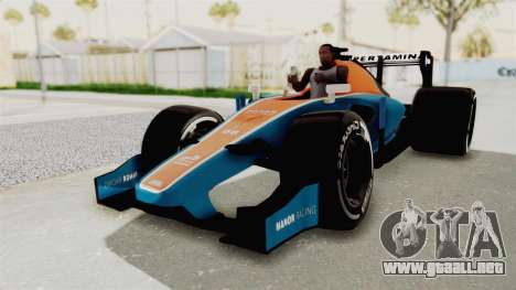Rio Haryanto 88 F1 Manor Racing para GTA San Andreas