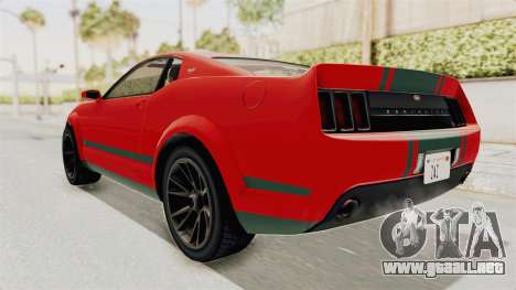 GTA 5 Vapid Dominator v2 SA Lights para GTA San Andreas