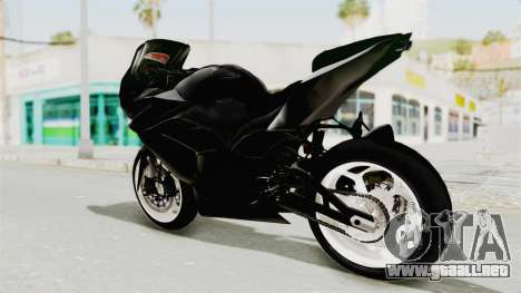 Kawasaki Ninja 250R Black Cobra RnB Anak Jalana para GTA San Andreas