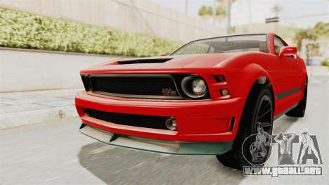 GTA 5 Vapid Dominator v2 SA Lights para GTA San Andreas