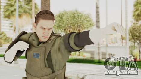 MGSV Ground Zeroes MSF Medic para GTA San Andreas