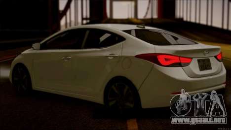 Hyundai ELANTRA 2015 STOCK para GTA San Andreas