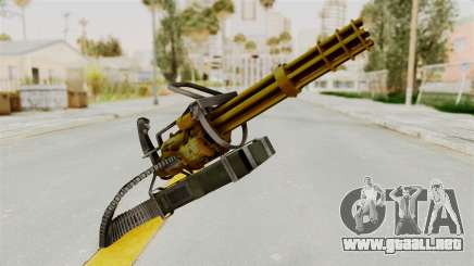 Minigun Gold para GTA San Andreas