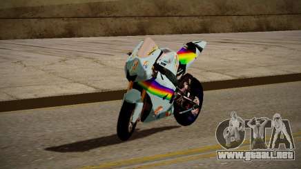 Yamaha YZR M1 2016 Rainbow Dash para GTA San Andreas