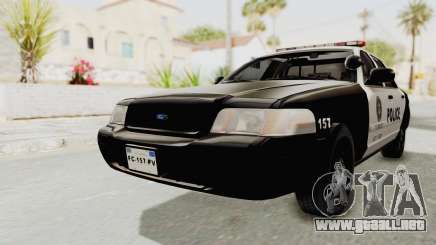 Ford Crown Victoria SFPD para GTA San Andreas
