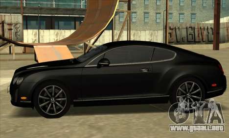 Bentley Continental Supersports Black para GTA San Andreas