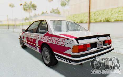 BMW M635 CSi (E24) 1984 HQLM PJ2 para GTA San Andreas