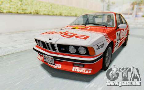 BMW M635 CSi (E24) 1984 HQLM PJ2 para GTA San Andreas