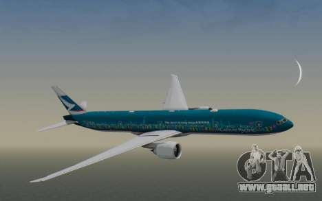 Boeing 777-300ER Cathay Pacific Airways v2 para GTA San Andreas
