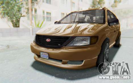 GTA 5 Vapid Minivan para GTA San Andreas