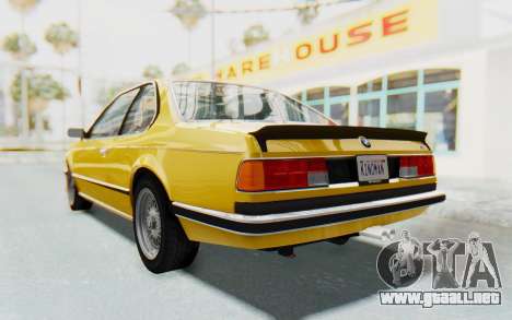 BMW M635 CSi (E24) 1984 HQLM PJ2 para GTA San Andreas