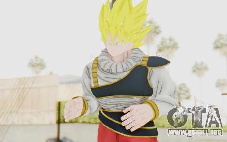 Dragon Ball Xenoverse Goku Yardrat Clothes SSJ para GTA San Andreas