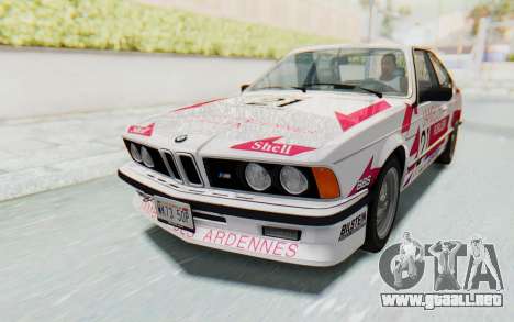 BMW M635 CSi (E24) 1984 HQLM PJ2 para GTA San Andreas