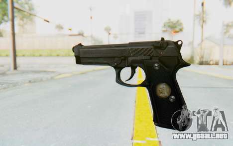 Tariq Iraqi Pistol Back v1 Black para GTA San Andreas