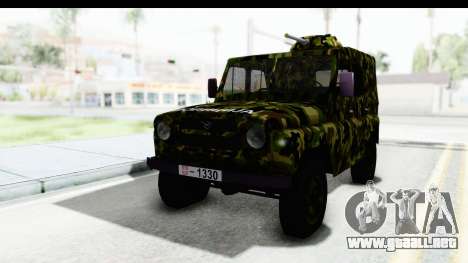 UAZ-469 de la policía Militar de Serbia para GTA San Andreas