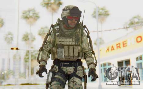 CoD AW US Marine Assault v3 Head C para GTA San Andreas