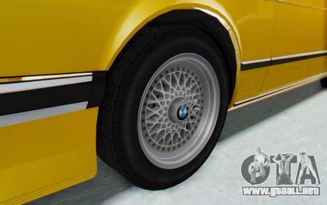 BMW M635 CSi (E24) 1984 HQLM PJ2 para GTA San Andreas