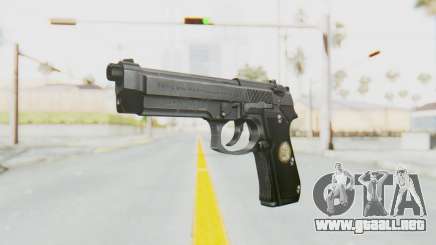 Tariq Iraqi Pistol Back v1 Silver para GTA San Andreas