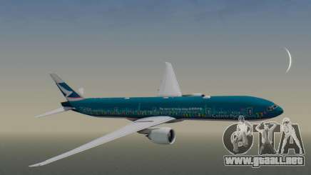 Boeing 777-300ER Cathay Pacific Airways v2 para GTA San Andreas