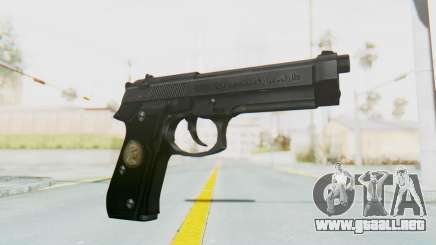 Tariq Iraqi Pistol Back v1 Black para GTA San Andreas