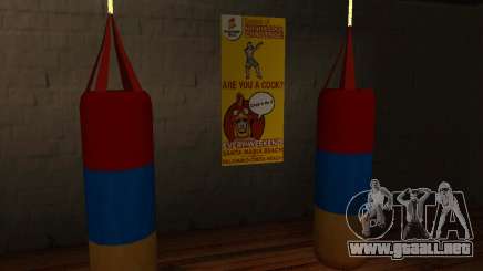 Pera de Boxeo de estilo de la bandera de armenia para GTA San Andreas