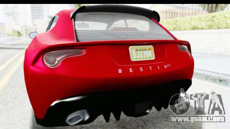 GTA 5 Grotti Bestia GTS with MipMap IVF para GTA San Andreas