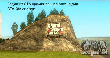 Radio de GTA Penal de Rusia para GTA San Andreas