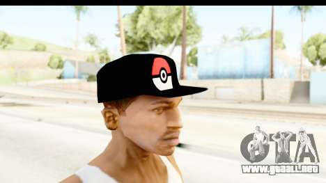 Cap Pokemon Pokeball para GTA San Andreas