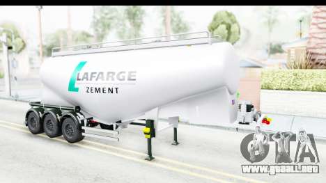 Trailer Zement para GTA San Andreas
