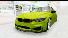 BMW M3 F30 Hulk para GTA San Andreas