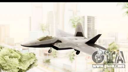 Lockheed Martin F-22 Raptor para GTA San Andreas