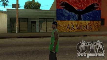 Grove Street Armenian Flag para GTA San Andreas