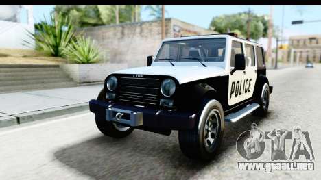 Canis Mesa Police para GTA San Andreas
