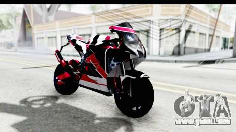 Dark Smaga Motorcycle with Frostbite 2 Logos para GTA San Andreas