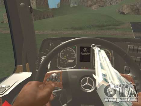 Mercedes-Benz Actros Mp4 v2.0 Tandem Steam para GTA San Andreas
