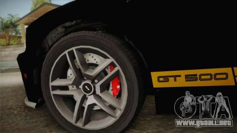 Ford Mustang GT500 para GTA San Andreas