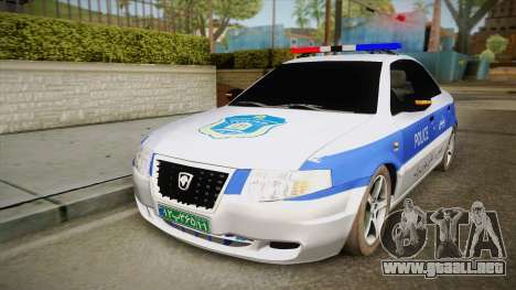 Ikco Samand Police v2 para GTA San Andreas