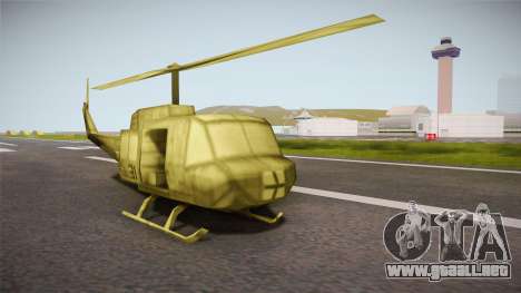 Bell UH-1H from Army Men: Serges Heroes 2 DC para GTA San Andreas