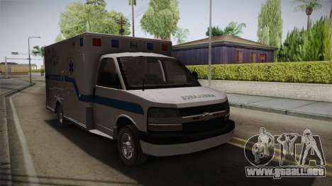 Chevrolet Express 2011 Ambulance para GTA San Andreas