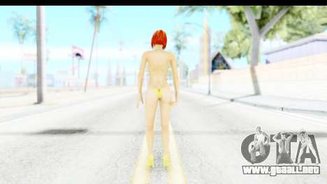 Carpgirl Bikini para GTA San Andreas