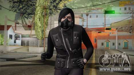 GTA 5 Heists DLC Female Skin 1 para GTA San Andreas