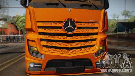 Mercedes-Benz Actros Mp4 4x2 v2.0 Steamspace para GTA San Andreas