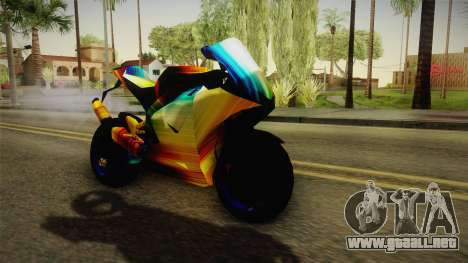 Rainbow Motorcycle para GTA San Andreas