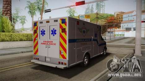 Chevrolet Express 2011 Ambulance para GTA San Andreas